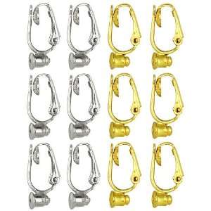 com Clip on Earring Converter. 12 Pair Turn Any Post or Stud Earring 