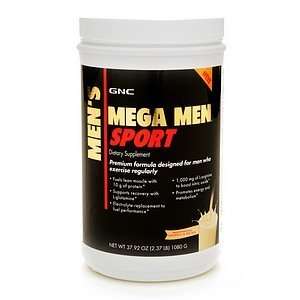  GNC Mens Mega Men Sport, Vanilla Bean, 2.37 lbs Health 
