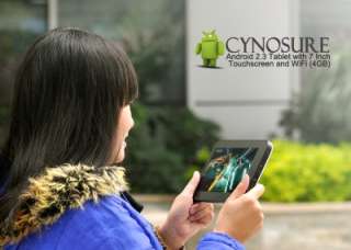 Cynosure   Android 2.3 Tablet with 7 Inch Touchscreen and WiFi (4GB 