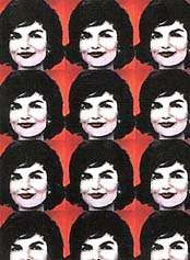 JACKIE O ANDY WARHOL ELEGANT HIGH END GIFT WRAP WRAPPING PAPER 
