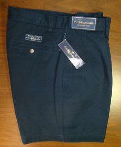   65 Polo Ralph Lauren Andrew Khaki Shorts Mens Size 33 35 40 Navy NEW