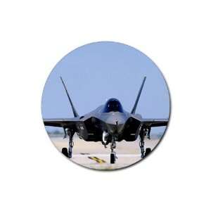 F35 Jet fighter plane Round Rubber Coaster set 4 pack Great Gift Idea