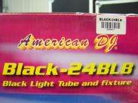 American DJ Black 24 BLB Black Light Tube and Fixture  