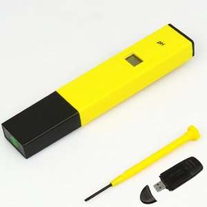  Pen Style PH Meter with Protective Case Card Reader 