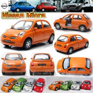 Nissan Micra 1:28, 5 Color selection Diecast Mini Cars Toys Kinsmart 