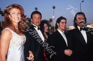 Sylvester Stallone Angie Everhart 35MM Slide Transparency Photo 1937 