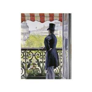     Man On A Balcony, Boulevard Haussmann Giclee