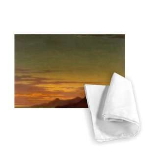 Close of the Day Sunset on the Coast,   Tea Towel 100% 