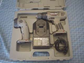 PORTER CABLE 12V CORDLESS DRILL DRIVER FLASHLIGHT, CHARGER &CASE NO 