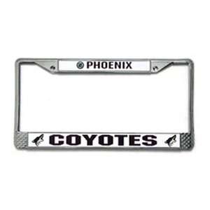  Phoenix Coyotes NHL Chrome License Plate Frame Sports 