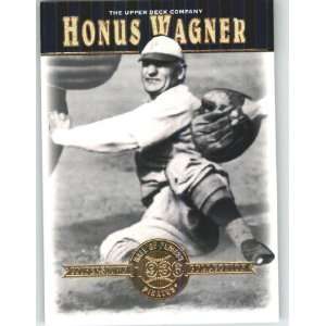 2001 Upper Deck Hall of Famers #31 Honus Wagner   Pittsburgh Pirates 