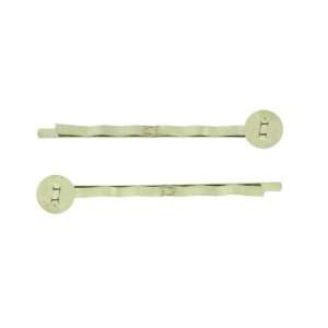  50mm Metal Bobby Pin with Glue Pad   24 Pieces: Beauty