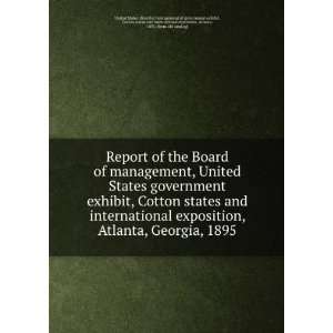 Report of the Board of management, United States government exhibit 
