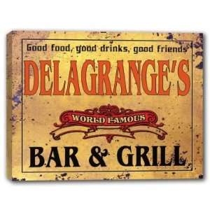  DELAGRANGES Family Name World Famous Bar & Grill 