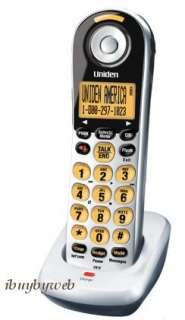 Uniden accessory handset Caller ID announce Hearing aid compatible 