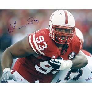  Steiner Sports NFL Ndamukong Suh Red Signed Jersey 16 by 
