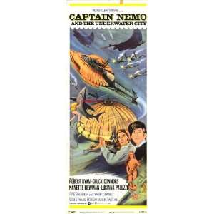  Captain Nemo and the Underwater City Movie Poster (14 x 36 