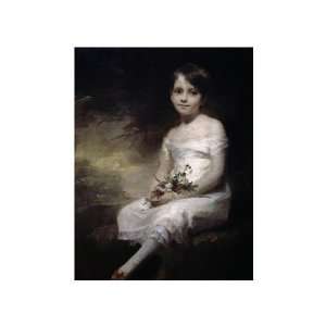  Sir Henry Raeburn   Young Girl With Flowers Giclee