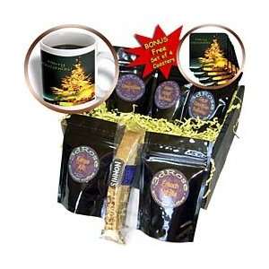   Merry Christmas in Gold With Gold Text   Coffee Gift Baskets   Coffee