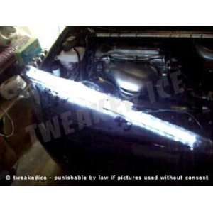  White Underglow Underbody Car LED Neon Light Kit w/ remote 