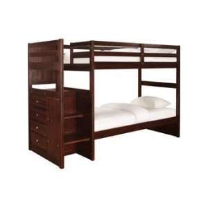  Chest End Step Twin/Twin Bunk Bed: Home & Kitchen