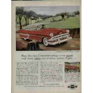    1954 Chevrolet Bel Air Sport Coupe Ad, A3922. 