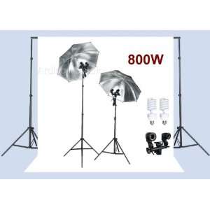  Studio Photo 800w Continuous Light Black/silver Umbrella Continuous 