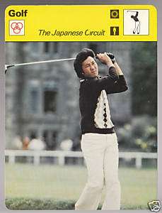 ISAO AOKI PGA Golf 1979 UK SPORTSCASTER CARD 87 18  