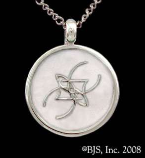Silver Aon Ene Necklace, Elantris Jewelry, Wit Symbol, Brandon 