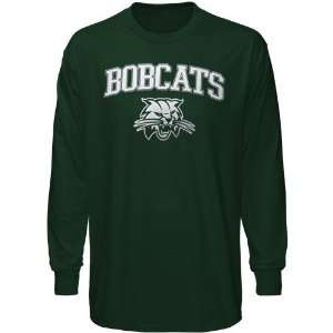  Ohio Bobcats Green Universal Mascot Long Sleeve T shirt 