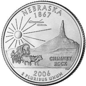  2006 D Nebraska State Quarter BU Roll 