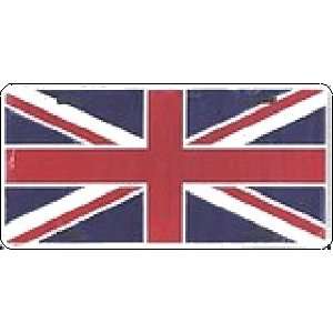  Union Jack Uk England British Country Flag Metal License Plate Auto 