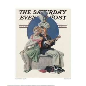  Serenade Giclee Poster Print by Norman Rockwell, 17x20 