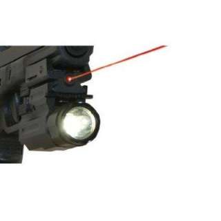 Red Laser/LED Flash Light Combo w/quick release mount  