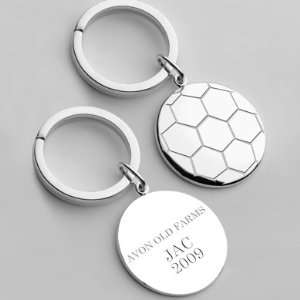  Avon Old Farms Sterling Silver Soccer Key Ring Sports 