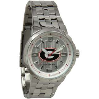 Fossil Georgia Bulldogs Defender Stainless Steel Watch 691464409678 