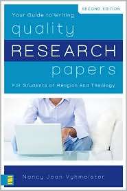 Quality Research Papers, (0310274400), Nancy Jean Vyhmeister 