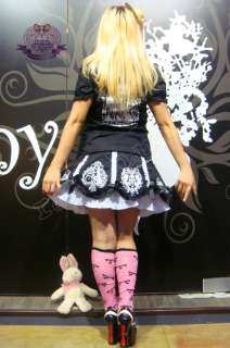 Fairy Lolita Princess DIAMOND CROWN CAT CAKE Tier Skirt  