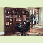 Arched Triple Bookcase Black Hand Rubbed Solid Mahogany items in The 