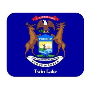  US State Flag   Twin Lake, Michigan (MI) Mouse Pad 