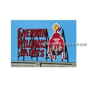  Blair Line Z/N/HO Scale Sherwin Williams Paints Billboard 