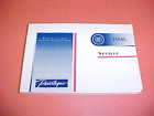 1996 CADILLAC SEVILLE OWNERS MANUAL