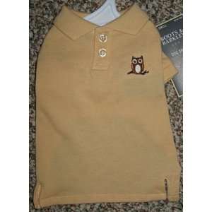  Gold Puppy Dog Polo Shirt   X Small