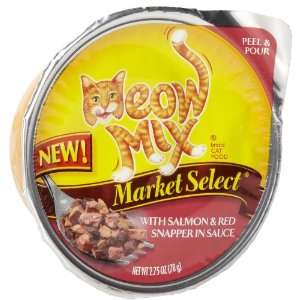  Meow Mix Market Selects   Salmon & Snapper   24 x 2.75 oz 