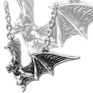  Om Strygia Vampire Bat of Balkan Gothic Necklace