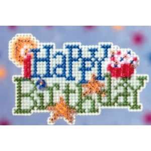  Happy Birthday Spring Bouquet Magnet Kit (cross stitch 
