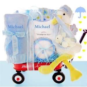  Personalized Stork Delivery Baby Wagon Boy Baby