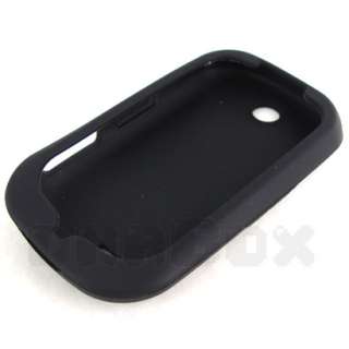 For Samsung S3650 Corby , Silicone Cover Case Skin Film Black  