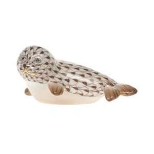  Herend Baby Seal Chocolate Fishnet