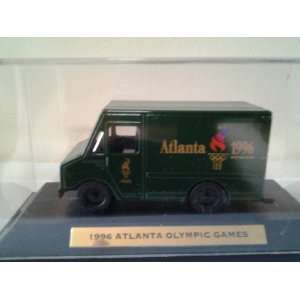  1996 Atlanta Olympic Games Die cast Metal Panel Truck 